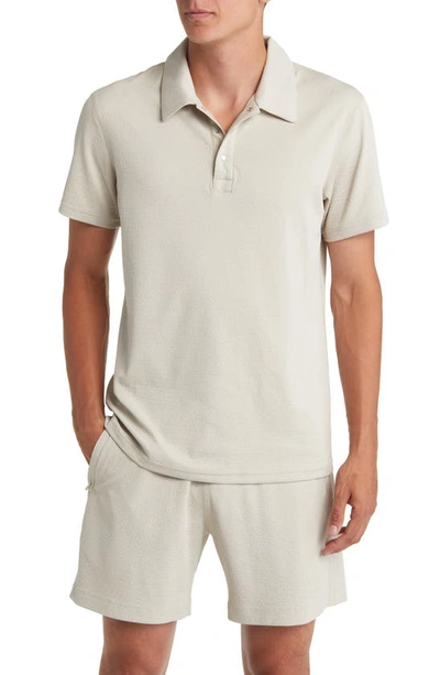Shop Reigning Champ Solotex® Mesh Polo In Dune