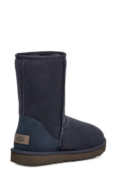 Shop Ugg Classic Ii Genuine Shearling Lined Short Boot In Eve Blue