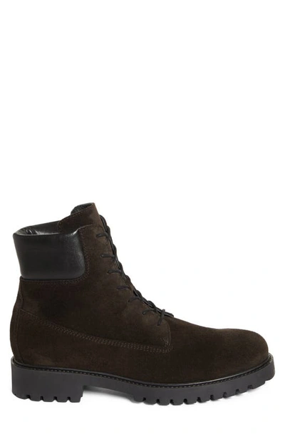 Shop Totême Toteme The Husky Lace-up Boot In Coffee