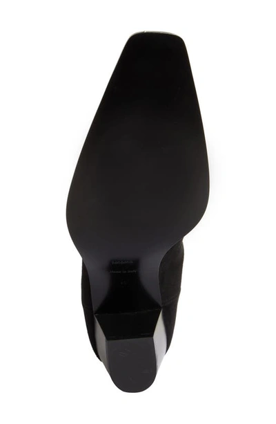 Totême 50mm The City Suede Ankle Boots In Black