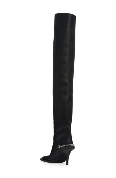 Shop Stella Mccartney Ryder Stretch Thigh High Boot In Black