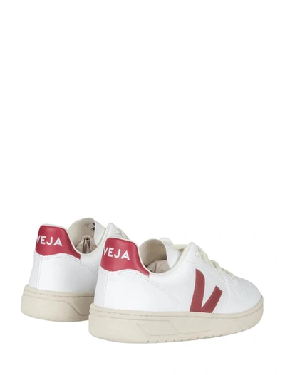 Shop Veja Sneakers In White_marsala