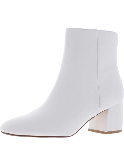 Shop Chinese Laundry Davinna Womens Block Heel Ankle Boots In White