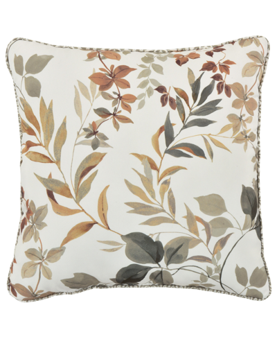Shop Royal Court Evergreen Square Decorative Pillow, 16" L X 16" W In Sage