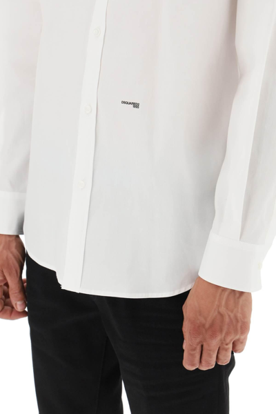 Shop Dsquared2 Mini Logo Shirt In White