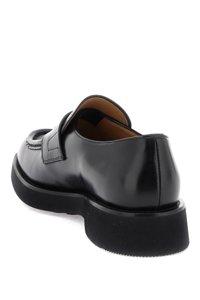 Shop Church's Leather Lynton Loafers In Black