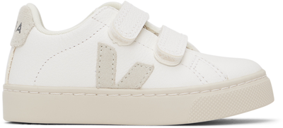 Shop Veja Baby White Esplar Sneakers In Extra-white