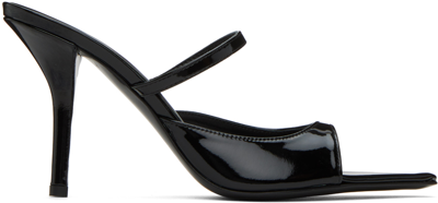 Shop Gia Borghini Black Aimeline Heeled Sandals In 5000 Black
