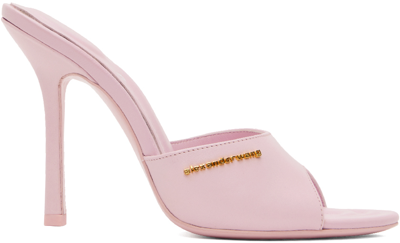 Shop Alexander Wang Pink Lucienne Heeled Sandals In 682 Cradle Pink