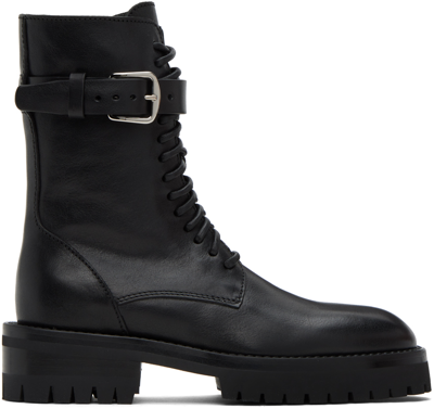 Shop Ann Demeulemeester Black Cisse Boots In 099 Black