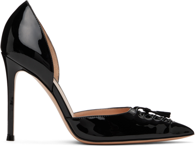 Shop Gianvito Rossi Black Avril Heels