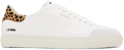 Shop Axel Arigato White Clean 90 Triple Animal Sneakers In White/leopard/cremin