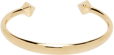Shop Isabel Marant Gold Ring Cuff Bracelet In 12do Dore