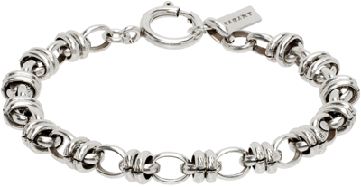 Shop Isabel Marant Silver So Serious Bracelet In 08si Silver