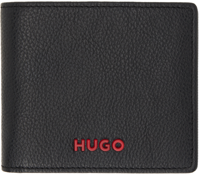 Shop Hugo Black Bifold Wallet In 001 - Black