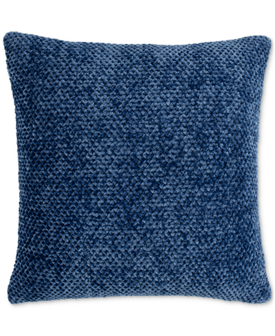 Shop Lush Decor Braided Decorative Pillow, 18" X 18" In Limoges Blue