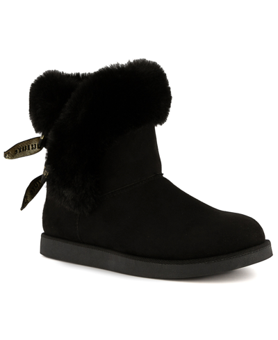 Shop Juicy Couture Women's King 2 Cold Weather Pull-on Boots In Black