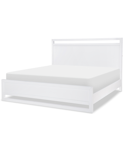 Shop Furniture Summerland Panel King Bed In White