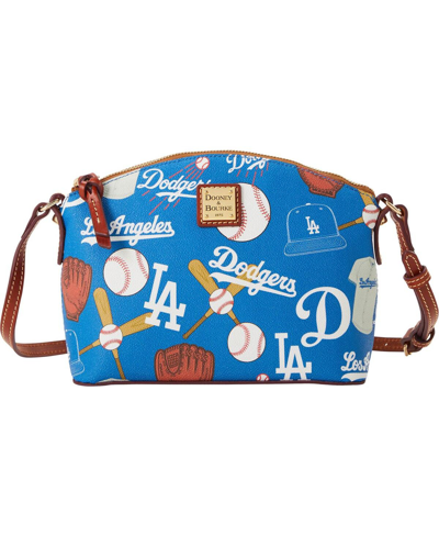 Shop Dooney & Bourke Women's  Los Angeles Dodgers Game Day Suki Crossbody Bag In Multi