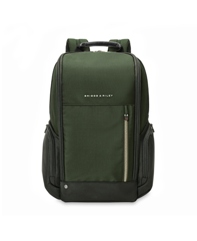 Shop Briggs & Riley Here, There, Anywhere Medium Wide Mouth Backpack In Forest