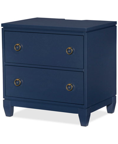 Shop Furniture Summerland Two Drawer Nightstand In Blue