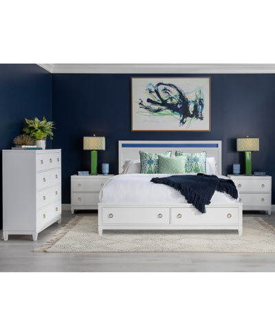 Shop Furniture Summerland 3pc Set (king Panel Storage Bed, Chest, Nightstand) In White