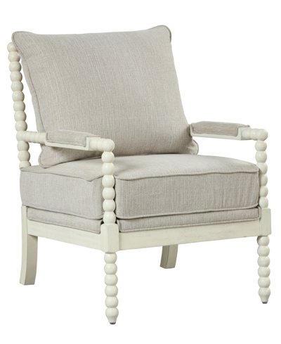 Best Master Furniture Hutch 36" Fabric Arm Chair In Beige