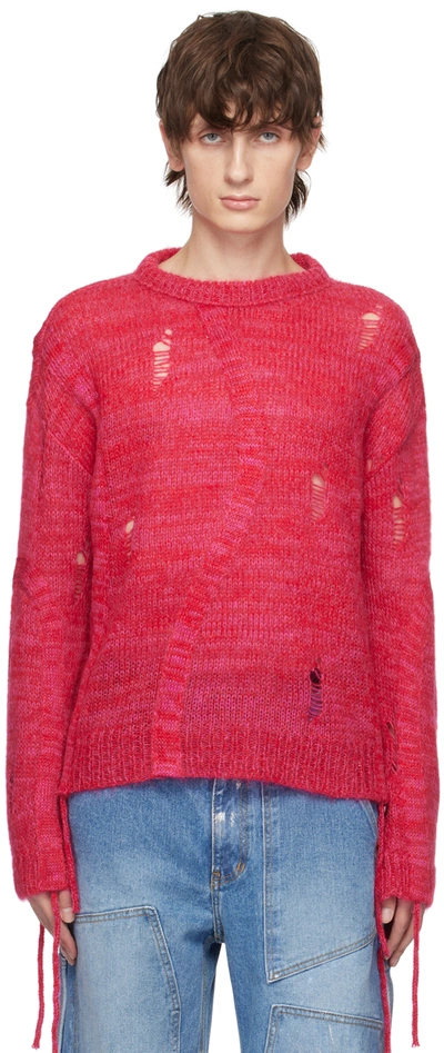 Shop Andersson Bell Red Colbine Sweater In Red Red