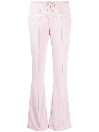 Shop Courrèges Trousers In Powder Pink