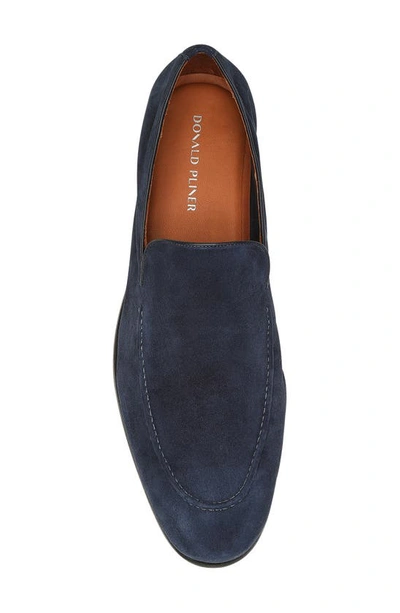 Donald Pliner Tristan Loafer In Navy