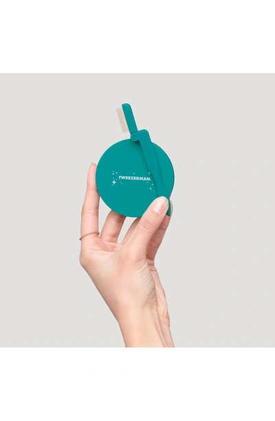 Tweezerman Majestic Turquoise Ilashcomb & Mirror Set In Majestic Turquoise