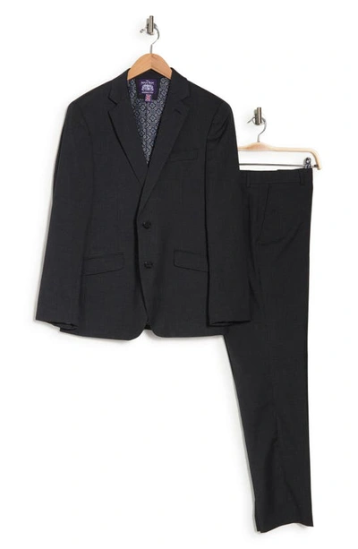 Shop Savile Row Co Hoxton Check Notch Lapel Suit In Grey