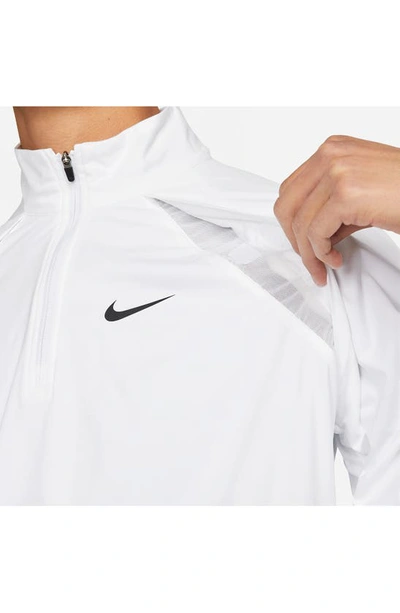 Shop Nike Repel Tour Water-resistant Half Zip Golf Jacket In White/ Black