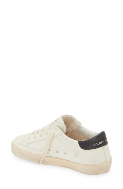 Shop Golden Goose Gender Inclusive Super-star Low Top Sneaker In White/ Navy/ Black