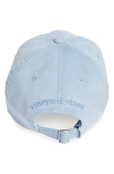 Shop Vineyard Vines Corduroy Baseball Cap In Jake Blue