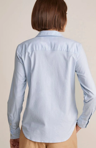 Shop Vineyard Vines Stretch Cotton Oxford Button-up Shirt In Oxford Jake Blue