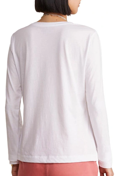 Shop Vineyard Vines Clean Jersey Organic Cotton T-shirt In White Cap
