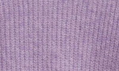 Shop & Other Stories Balloon Sleeve Ribbed Wool & Mohair Blend Sweater In Lilac