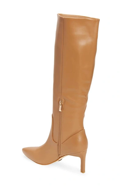 Billini Huda Knee High Pointed Toe Boot In Coffee