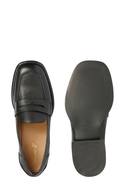 Saint G Carla Penny Loafer In Black