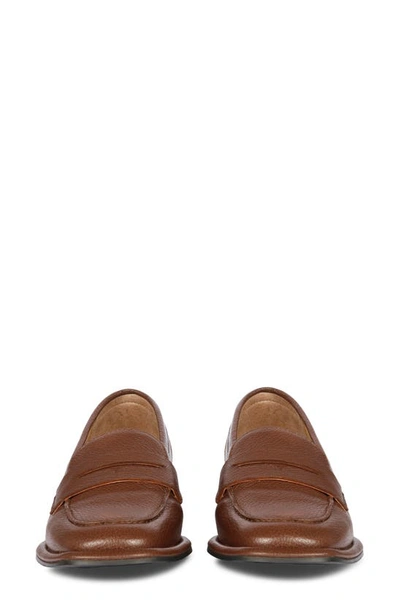 Saint G Carla Penny Loafer In Brown