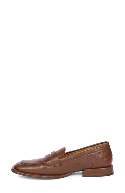 Saint G Carla Penny Loafer In Brown