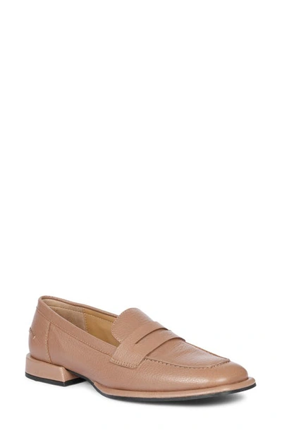 Shop Saint G Carla Penny Loafer In Taupe