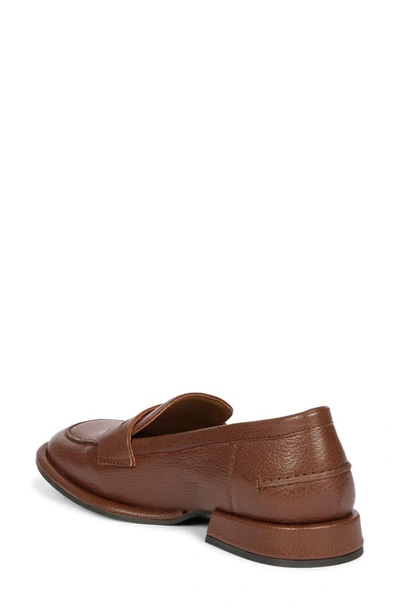 Saint G Carla Penny Loafer In Brown