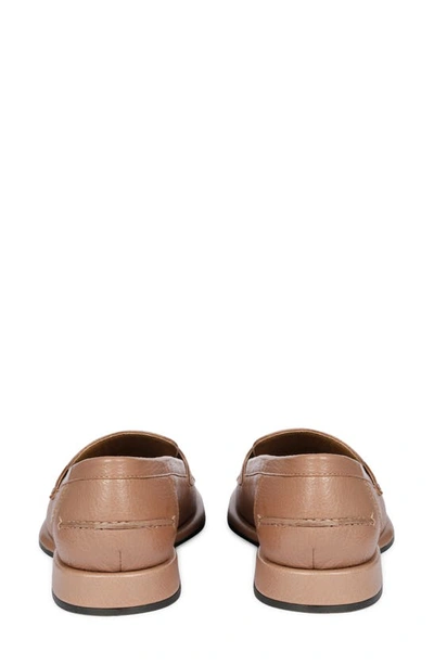 Saint G Carla Penny Loafer In Taupe