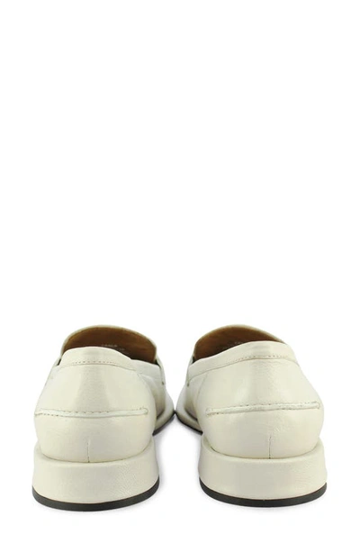 Saint G Carla Penny Loafer In Off White