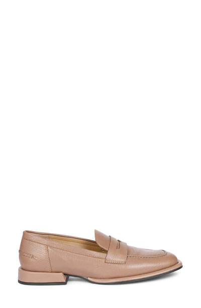 Saint G Carla Penny Loafer In Taupe