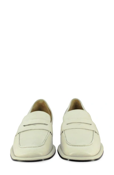 Saint G Carla Penny Loafer In Off White