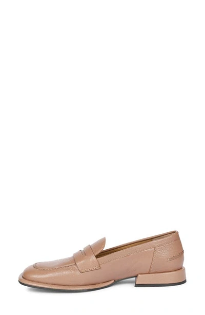 Saint G Carla Penny Loafer In Taupe