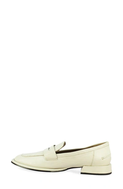 Saint G Carla Penny Loafer In Off White